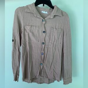 Promesa - Beige button up - size S
